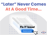 How “We’ll Deal With It Later” Turns Into A Summer IT Emergency